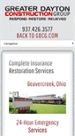 Mobile Screenshot of greaterdaytonconstruction.com